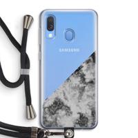 Onweer: Samsung Galaxy A40 Transparant Hoesje met koord - thumbnail