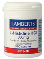 Lamberts L-Histidine HCI 500mg Capsules Lamberts L-Histidine HCI 500mg Capsules