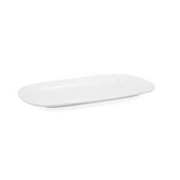 Serveerschaal Bidasoa Glacial Wit Keramisch 31 x 18 cm (6 Stuks) (Pack 6x)