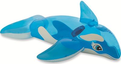 Intex - opblaasdier walvis ride-on 152 x 114 cm