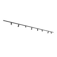 Taros Railverlichting Pakket - Recht - 4x 1 m rail - 8 railspots - Incl. 2700K GU10 - IP20 - Modulair - 230V