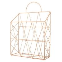 Scandinavische stijl magazine houder bestand boek rack Desktop opknoping plank (goud)