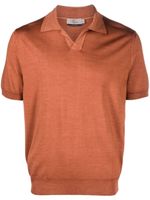 Canali polo en maille fine - Orange