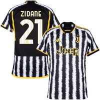 Juventus Shirt Thuis 2023-2024 + Zidane 21