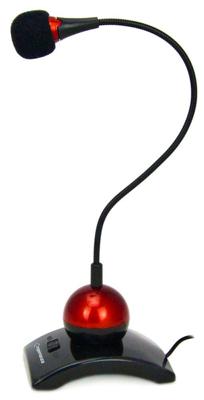 Esperanza EH130 microfoon PC microphone Zwart, Rood