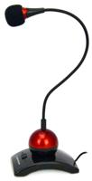 Esperanza EH130 microfoon PC microphone Zwart, Rood