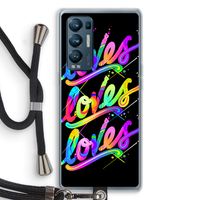 Loves: Oppo Find X3 Neo Transparant Hoesje met koord