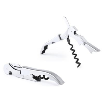 2x kurkentrekker / flesopener 3-in-1 - rvs - wijnflesopener / bierflesopener - keuken