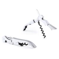 2x kurkentrekker / flesopener 3-in-1 - rvs - wijnflesopener / bierflesopener - keuken