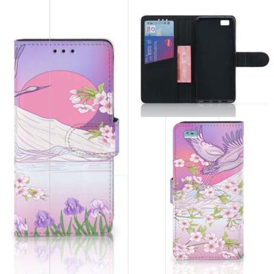 Huawei Ascend P8 Lite | Telefoonhoesje | Met pasjeshouder | Bird Flying