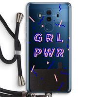 GRL PWR: Huawei Mate 10 Pro Transparant Hoesje met koord