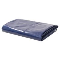 VidaXL Dekzeil 650 g/m² 4x6 m blauw