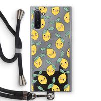 Citroenen: Samsung Galaxy Note 10 Transparant Hoesje met koord