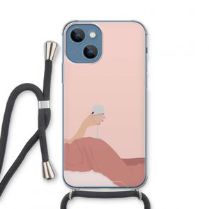 Wine: iPhone 13 mini Transparant Hoesje met koord