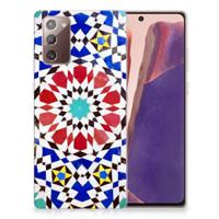 Samsung Note 20 | TPU | Siliconen hoesje | Mozaïek