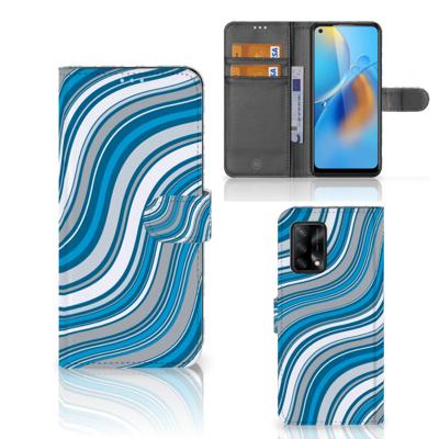 OPPO A74 4G | Telefoon Hoesje | Waves Blue