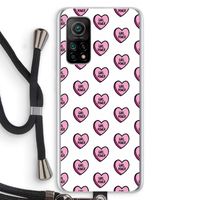 GIRL POWER: Xiaomi Mi 10T 5G Transparant Hoesje met koord