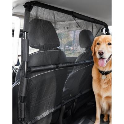 VEVOR Auto Hondenrek Auto Barrière Huisdier Barrière 127cm Voorstoelen Scheidingswand