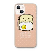 Sleep All Day: iPhone 13 mini Transparant Hoesje