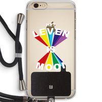 Het Leven Is Mooi: iPhone 6 PLUS / 6S PLUS Transparant Hoesje met koord