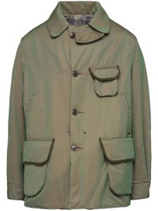 Maison Margiela veste boutonnée à effet usé - Vert