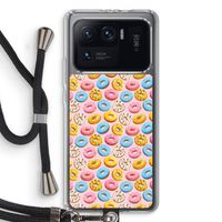 Pink donuts: Xiaomi Mi 11 Ultra Transparant Hoesje met koord
