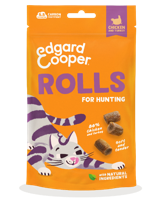 Edgard & Cooper Rolls Kip & Kalkoen kattensnacks 45 gram