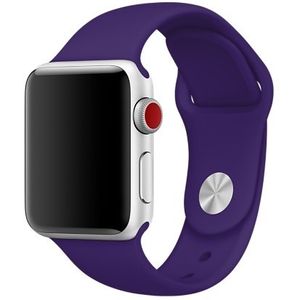 Apple Watch Sport Bandje - Violet - Geschikt voor 42mm/44mm/45mm/49mm - SM