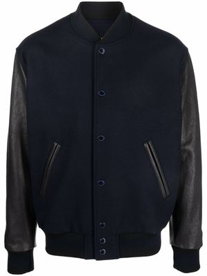 Golden Goose veste à design à empiècements - Bleu