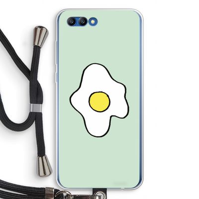 Spiegelei: Honor 10 Transparant Hoesje met koord