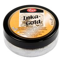 Creativ Company Inka-Gold Glanswax Zilver, 50ml - thumbnail