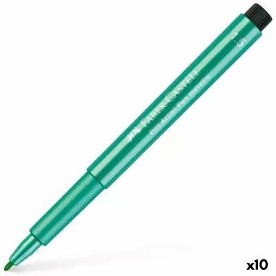 Markeerstiften Faber-Castell Pitt Artist Metaal (10 Stuks)