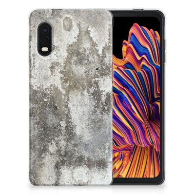 Samsung Xcover Pro | TPU | Siliconen hoesje | Beton Print