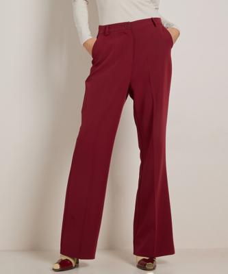 uni flared fit broek