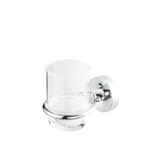 Glashouder Geesa Luna | Met glas | Chroom