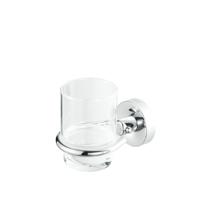 Glashouder Geesa Luna | Met glas | Chroom
