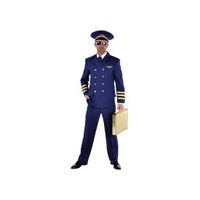 Piloten verkleed kostuum voor heren 60-62 (XL)  - - thumbnail