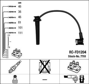 Bougiekabelset RCFD1204