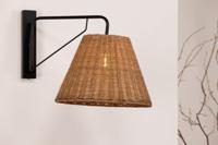 Nohr Wandlamp Kailene Rattan - Naturel - thumbnail