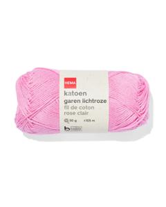 HEMA Katoen Garen Lichtroze 50gram 105meter