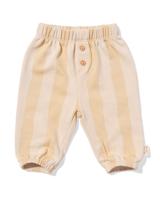 HEMA Newborn broek strepen ecru (ecru)