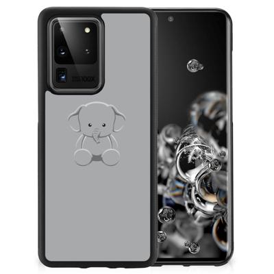 Samsung Galaxy S20 Ultra | Bumper Hoesje | Grijs Baby Olifant