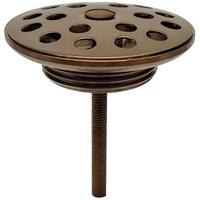 Xellanz Luxe Afvoerplug Geborsteld Brons Koper 5/4" Rooster