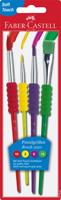 Faber Castell fc-481600 penselenset plastic 4 stuks
