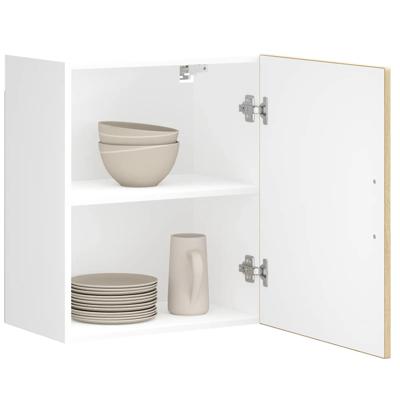 Keukenwandkasten 2 st Porto bewerkt hout sonoma eikenkleurig
