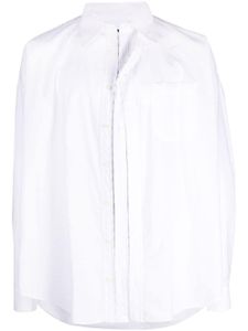 Y/Project chemise à détail de sangle - Blanc