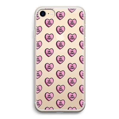 GIRL POWER: iPhone 7 Transparant Hoesje