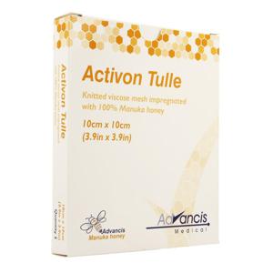 Activon Tulle Verband N/adh 10x10cm 5