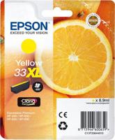 Epson Oranges 33XL Y inktcartridge 1 stuk(s) Origineel Hoog (XL) rendement Geel