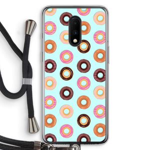 Donuts: OnePlus 7 Transparant Hoesje met koord